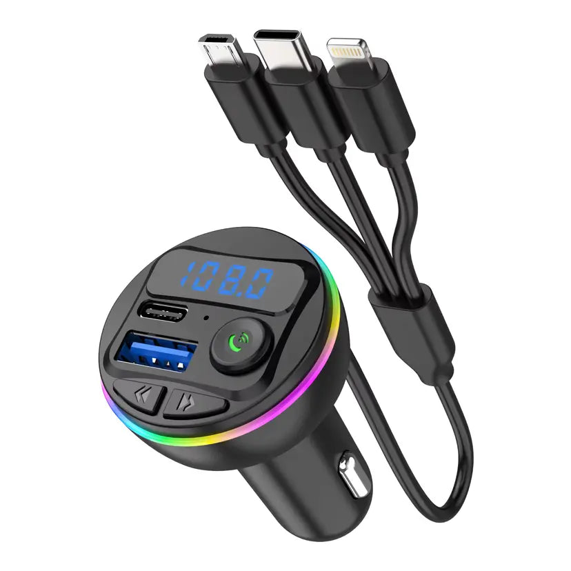 Wireless Car FM Transmitter BT V5.0
