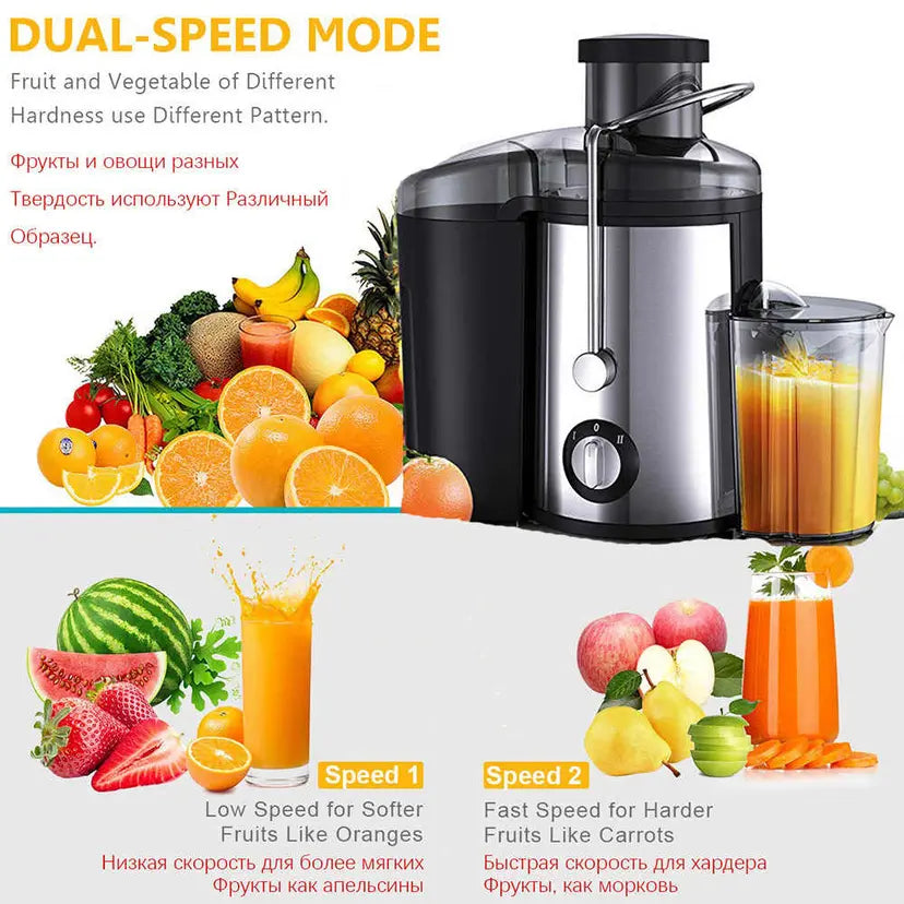 Juice Extractor Electric Fruit & Vegetable Juicer