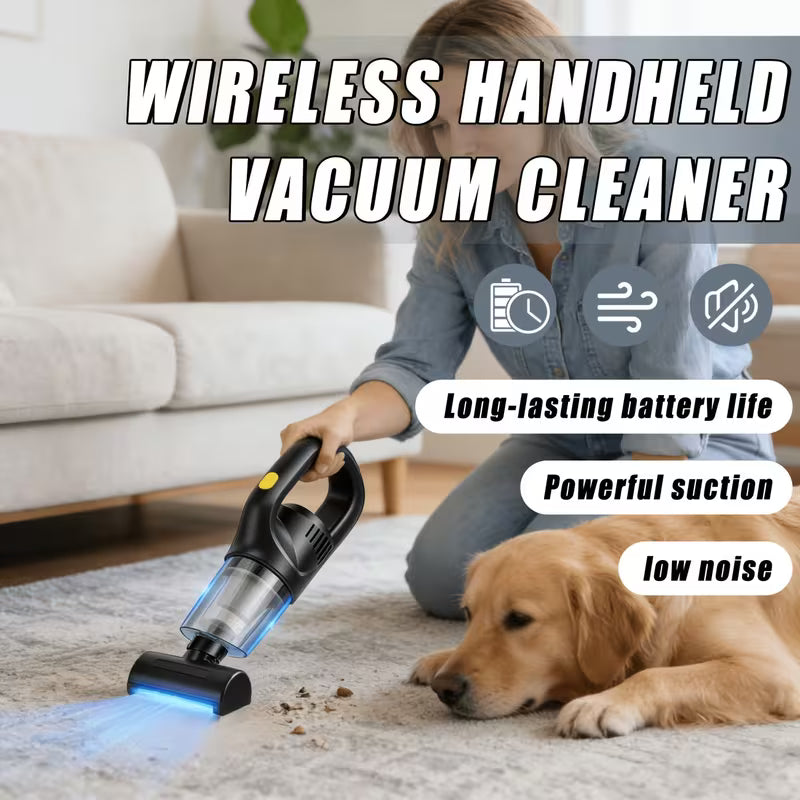 Handheld Wireless Vacuum Cleaner – Car & Home