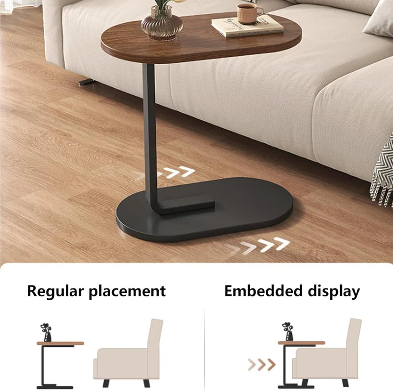 CompactEdge Oval Side Desk