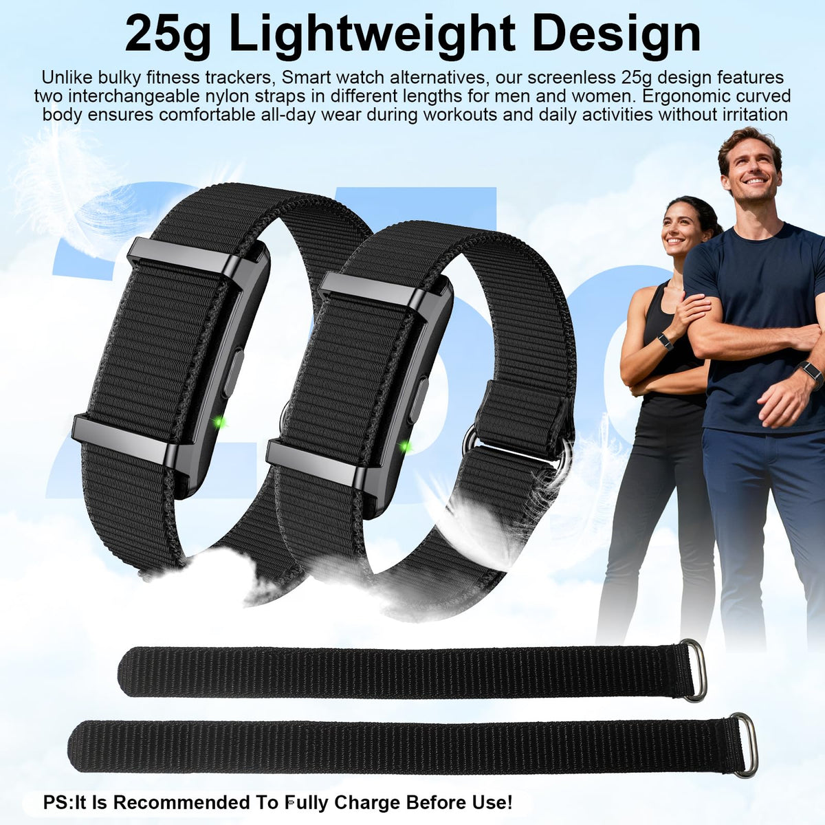 Smart Fitness Bracelet – 24/7 Activity & Sleep Tracker