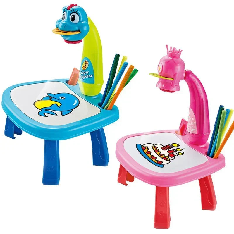 LED Projector Art Painting Table for Kids - Smart Drawing Toy Dubai UAE